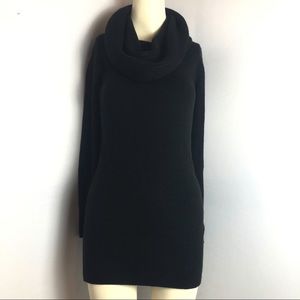 H&M black knit sweater dress